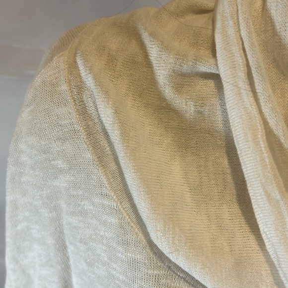 Eileen Fisher White Washable Linen Blend Shirt L NWOT - Picture 3 of 6